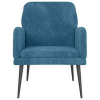 Thumbnail for Sessel Blau 62x79x79 cm Samt