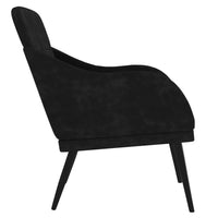 Thumbnail for Sessel Schwarz 63x76x80 cm Samt
