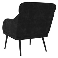 Thumbnail for Sessel Schwarz 63x76x80 cm Samt
