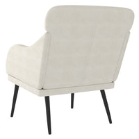Thumbnail for Sessel Creme 63x76x80 cm Samt