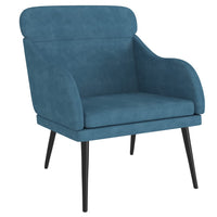 Thumbnail for Sessel Blau 63x76x80 cm Samt