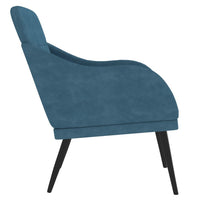 Thumbnail for Sessel Blau 63x76x80 cm Samt