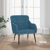 Thumbnail for Sessel Blau 63x76x80 cm Samt