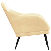 Thumbnail for Sessel Creme 63x76x80 cm Samt