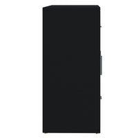 Thumbnail for Sideboard Schwarz 91x29,5x65 cm Holzwerkstoff