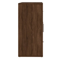 Thumbnail for Sideboard Braun Eichen-Optik 91x29,5x65 cm Holzwerkstoff