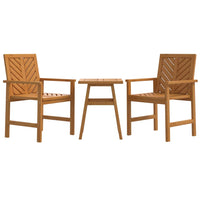 Thumbnail for 3-tlg. Garten-Lounge-Set Massivholz Akazie