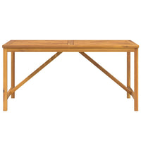 Thumbnail for Garten-Esstisch 150x90x74 cm Massivholz Akazie
