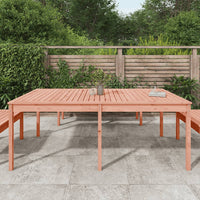 Thumbnail for Gartentisch 203,5x100x76 cm Massivholz Douglasie