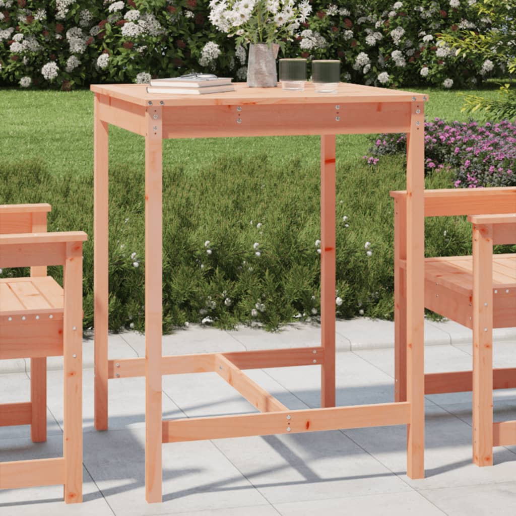 Gartentisch 82,5x82,5x110 cm Massivholz Douglasie