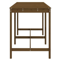 Thumbnail for Gartentisch Honigbraun 203,5x90x110 cm Massivholz Kiefer