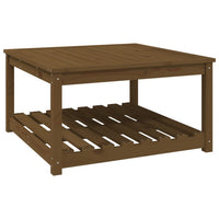 Thumbnail for Gartentisch Honigbraun 82,5x82,5x45 cm Massivholz Kiefer