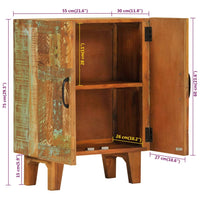 Thumbnail for Sideboard Handgeschnitzt 55x30x75 cm Altholz Massiv