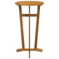 Thumbnail for Garten-Bartisch Ø60x105 cm Massivholz Akazie