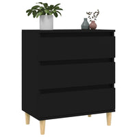 Thumbnail for Sideboard Schwarz 60x35x70 cm Holzwerkstoff