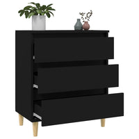Thumbnail for Sideboard Schwarz 60x35x70 cm Holzwerkstoff