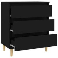 Thumbnail for Sideboard Schwarz 60x35x70 cm Holzwerkstoff