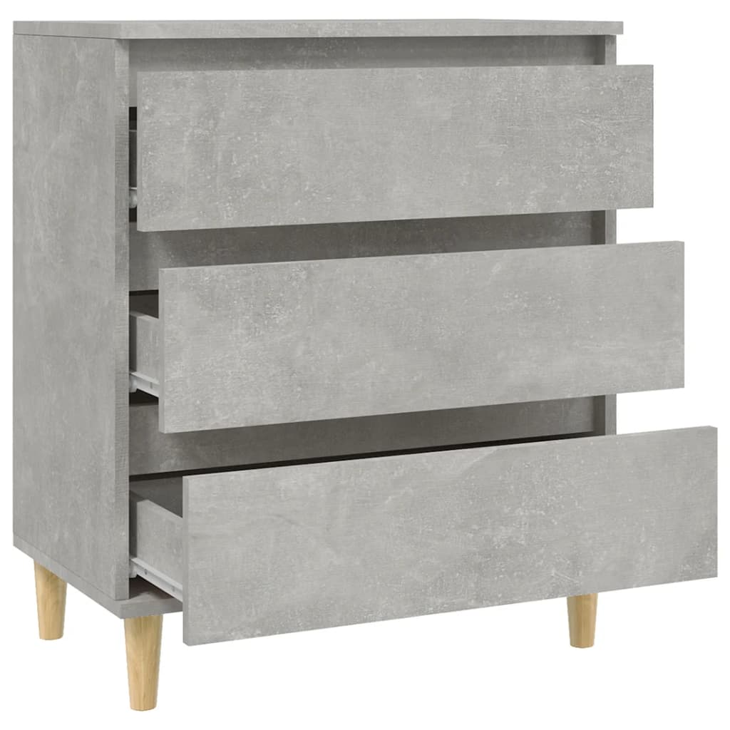 Sideboard Betongrau 60x35x70 cm Holzwerkstoff