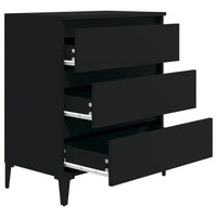 Thumbnail for Sideboard Schwarz 60x35x70 cm Holzwerkstoff