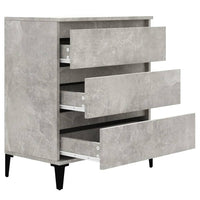Thumbnail for Sideboard Betongrau 60x35x70 cm Holzwerkstoff