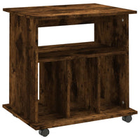 Thumbnail for Rollschrank Räuchereiche 60x45x60 cm Holzwerkstoff