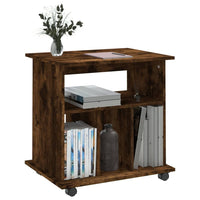 Thumbnail for Rollschrank Räuchereiche 60x45x60 cm Holzwerkstoff