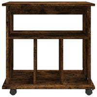 Thumbnail for Rollschrank Räuchereiche 60x45x60 cm Holzwerkstoff