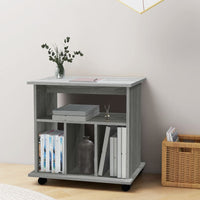 Thumbnail for Rollschrank Grau Sonoma 60x45x60 cm Holzwerkstoff