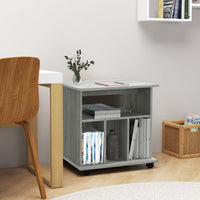 Thumbnail for Rollschrank Grau Sonoma 60x45x60 cm Holzwerkstoff