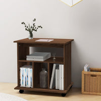 Thumbnail for Rollschrank Braun Eichen-Optik 60x45x60 cm Holzwerkstoff