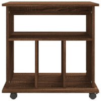 Thumbnail for Rollschrank Braun Eichen-Optik 60x45x60 cm Holzwerkstoff
