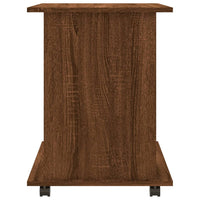 Thumbnail for Rollschrank Braun Eichen-Optik 60x45x60 cm Holzwerkstoff