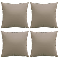 Thumbnail for Sofakissen 4 Stk. Taupe 60x60 cm Stoff