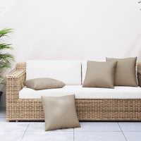 Thumbnail for Sofakissen 4 Stk. Taupe 60x60 cm Stoff