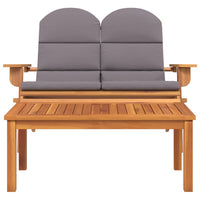 Thumbnail for 2-tlg. Garten-Lounge-Set Adirondack Massivholz Akazie