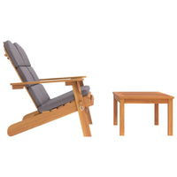 Thumbnail for 2-tlg. Garten-Lounge-Set Adirondack Massivholz Akazie
