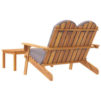 Thumbnail for 2-tlg. Garten-Lounge-Set Adirondack Massivholz Akazie