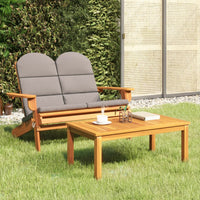 Thumbnail for 2-tlg. Garten-Lounge-Set Adirondack Massivholz Akazie