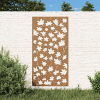 Thumbnail for Garten-Wanddeko 105x55 cm Cortenstahl Ahornblatt-Design