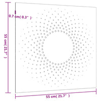 Thumbnail for Garten-Wanddeko 55x55 cm Cortenstahl Sonne-Design