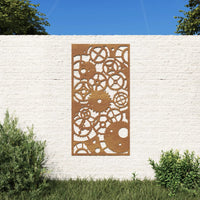 Thumbnail for Garten-Wanddeko 105x55 cm Cortenstahl Zahnrad-Design