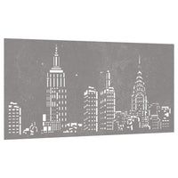 Thumbnail for Garten-Wanddeko 105x55 cm Cortenstahl Skyline-Design