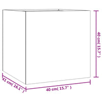 Thumbnail for Pflanzkübel 40x41x40 cm Cortenstahl