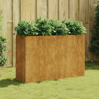 Thumbnail for Hochbeet 120x40x80 cm Cortenstahl