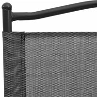 Thumbnail for Klappbare Gartenstühle 2 Stk. Graumeliert Stahl und Textilene