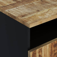 Thumbnail for Couchtisch 80x54x40 cm Massivholz Mango & Holzwerkstoff