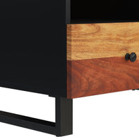 Thumbnail for Couchtisch 80x54x40 cm Massivholz Akazie & Holzwerkstoff