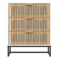 Thumbnail for Sideboard Weiß 60x30x75 cm Holzwerkstoff