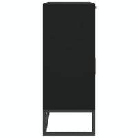 Thumbnail for Sideboard Schwarz 60x30x75 cm Holzwerkstoff