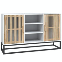 Thumbnail for Sideboard Weiß 105x30x65 cm Holzwerkstoff